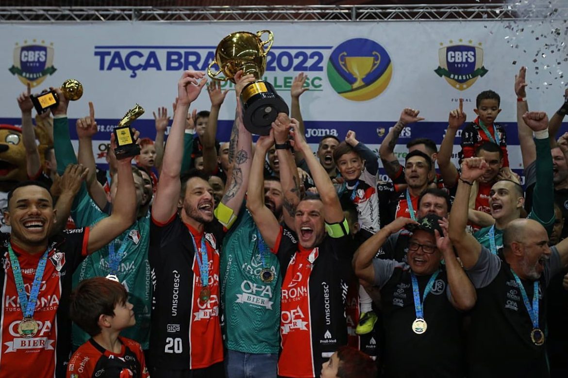 Joinville Futsal é campeão da Taça Brasil pela terceira vez