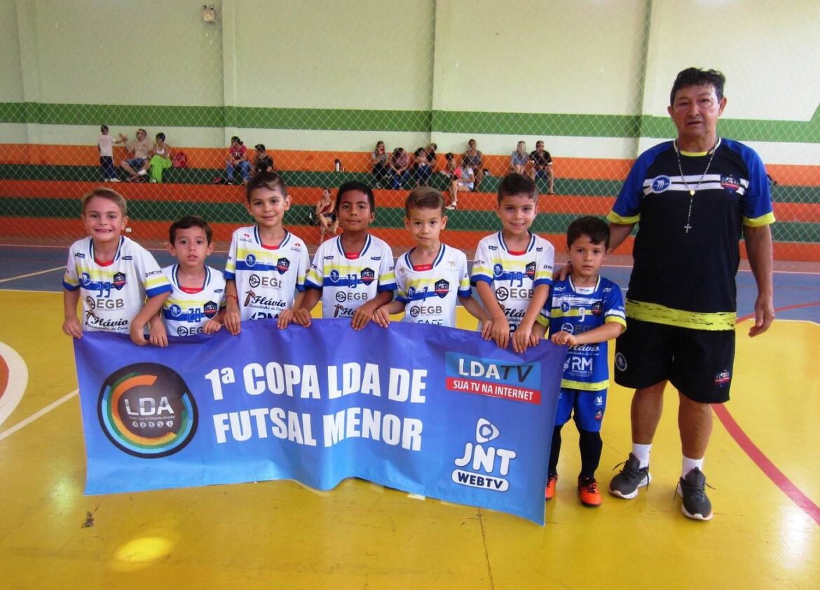Domingo de jogos válidos pela 1ª Copa LDA de Futsal