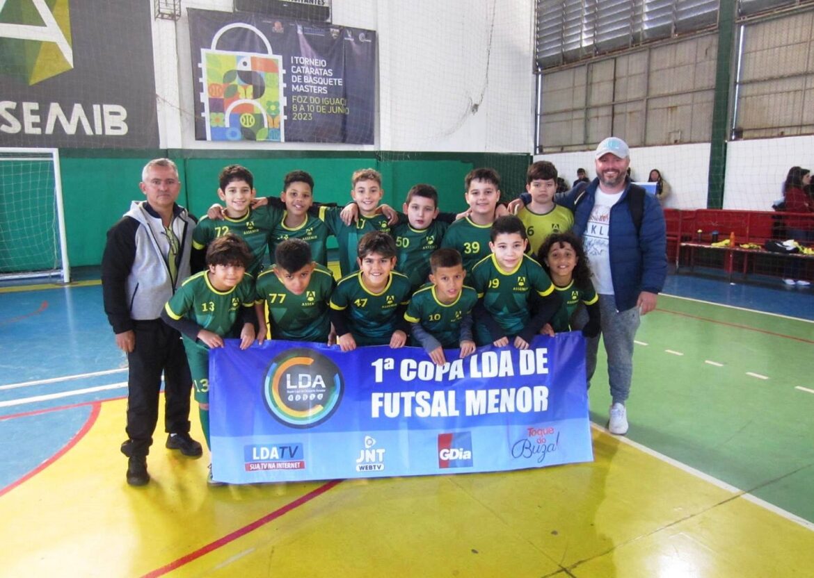 Talento das crianças desperta na 1ª Copa LDA de Futsal