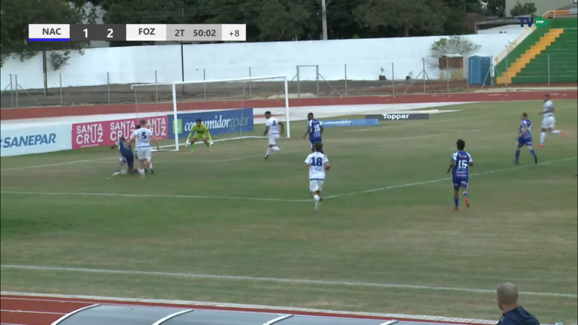 Foz do Iguaçu FC deixa escapar vitória sobre o Nacional