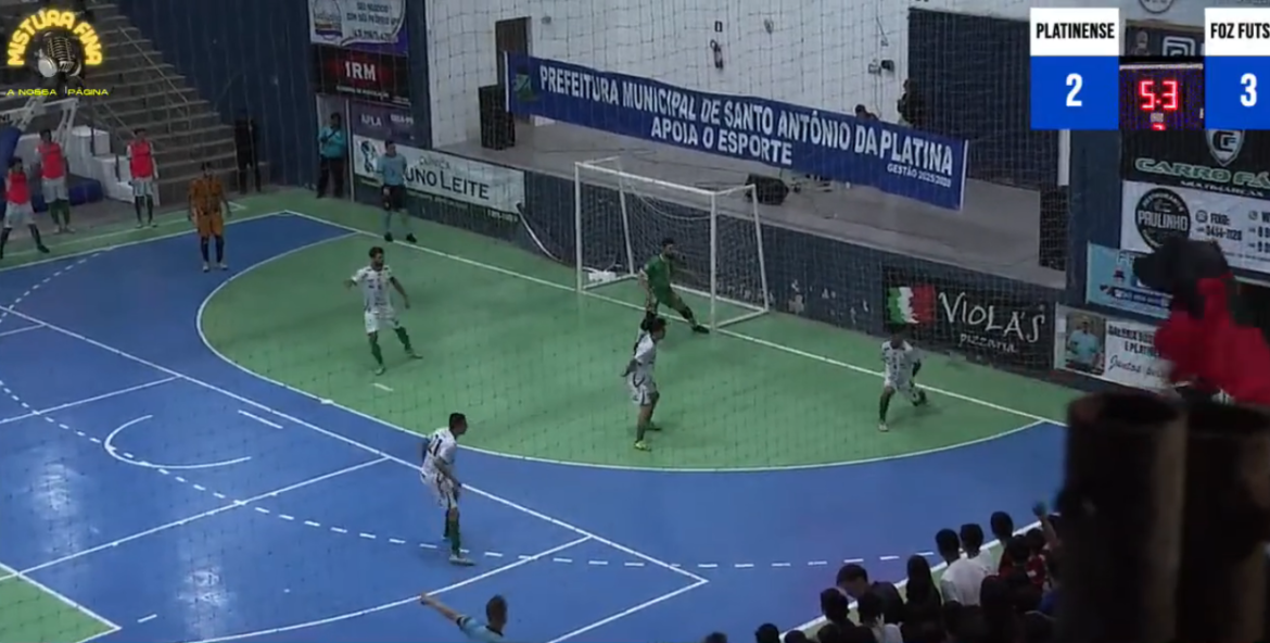 Bronze: Foz Futsal ganha da Platinense fora de casa