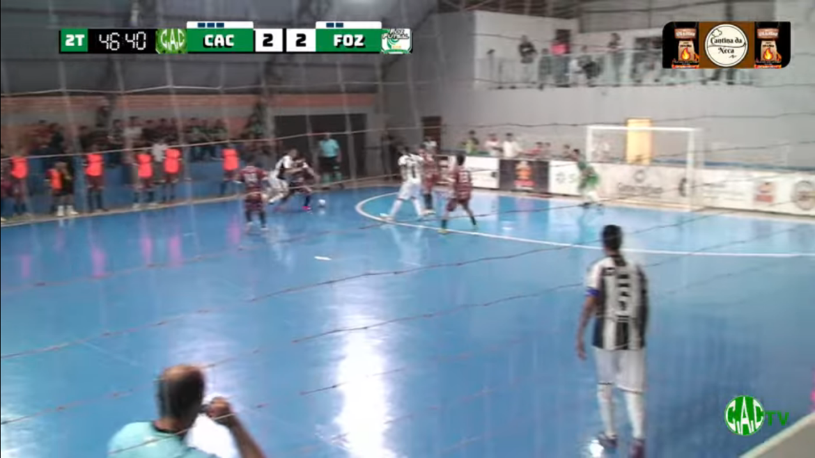 Foz Futsal empata jogo de ida das oitavas da Série Bronze